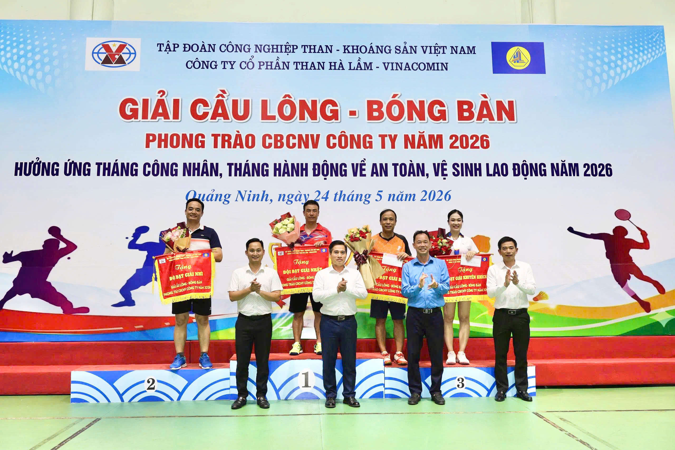 Sôi nổi Giải Cầu lông - Bóng bàn CNVCLĐ Công ty CP Than Hà Lầm hưởng ứng Tháng Công nhân năm 2026