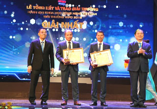 THAN HÀ LẦM ĐẠT GIẢI NHẤT GIẢI THƯỞNG SÁNG TẠO KHOA HỌC VIFOTEC NĂM 2018