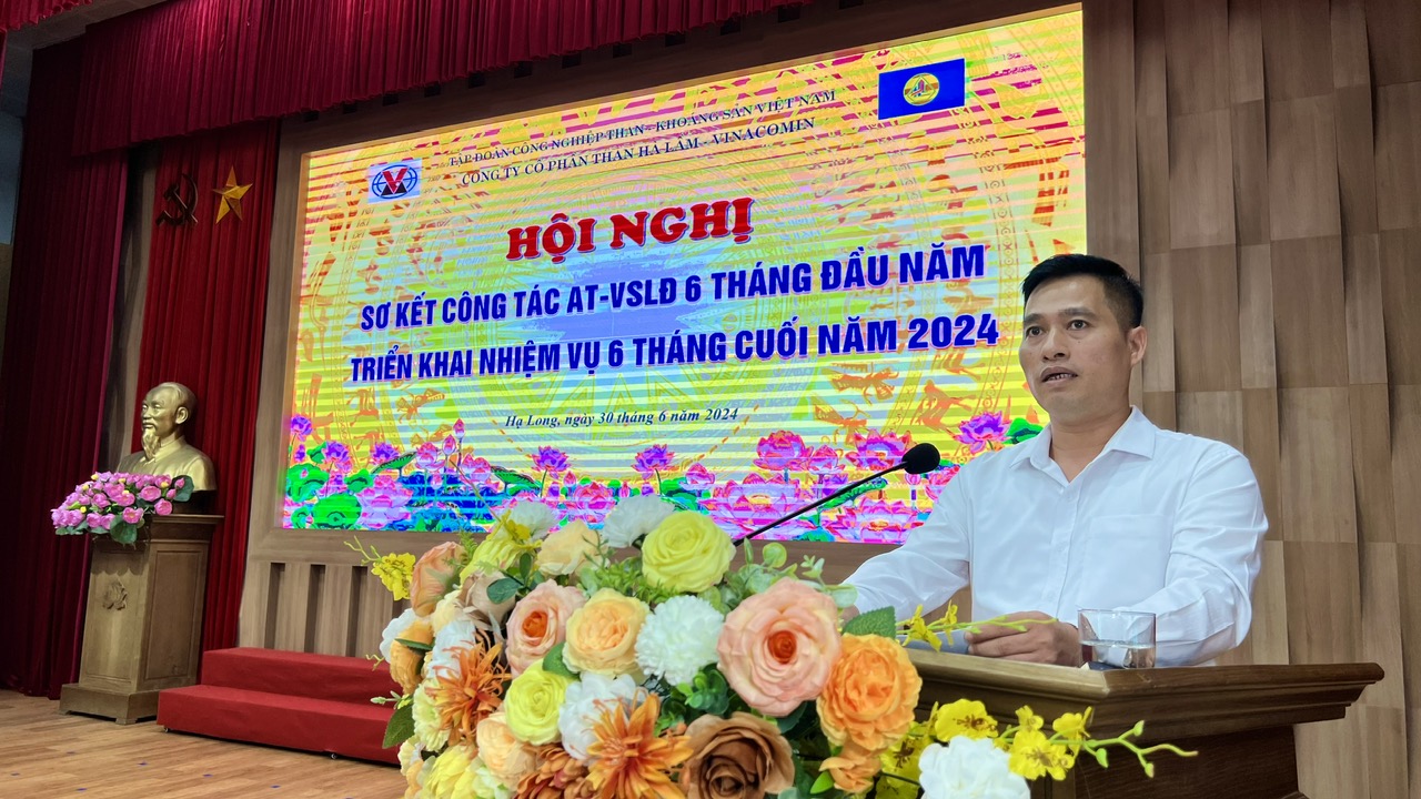 Than Hà Lầm hoàn thành tốt công tác An toàn VSLĐ 6 tháng đầu năm 2024