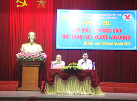 CÔNG TY CỔ PHẦN THAN HÀ LẦM GẶP MẶT THỢ BẬC CAO – ĐỐI THOẠI VỚI NGƯỜI LAO ĐỘNG