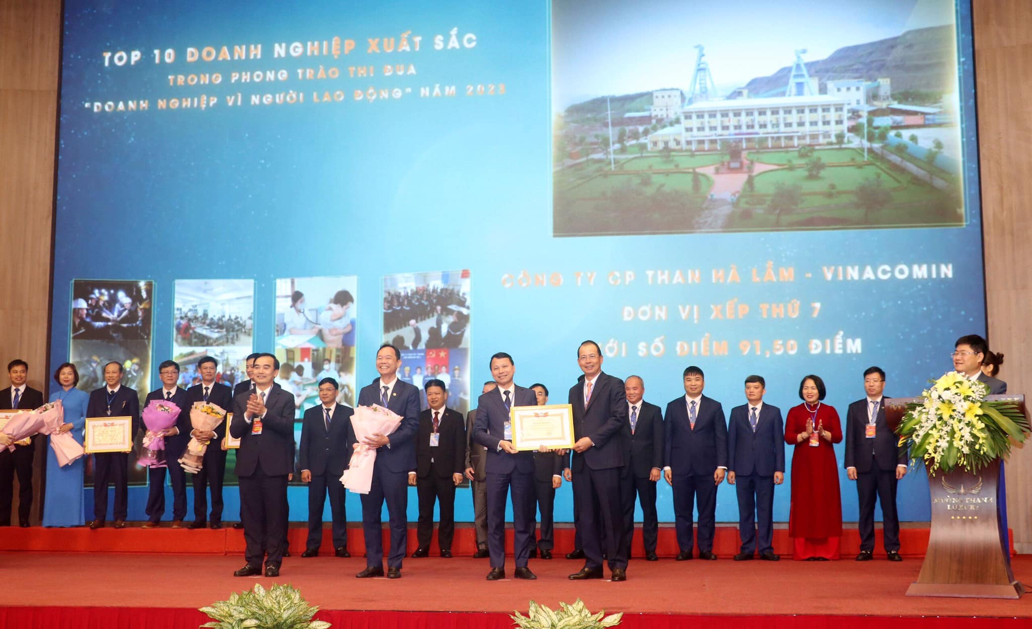 Than Hà Lầm nhận danh hiệu "Doanh nghiệp vì người lao động"