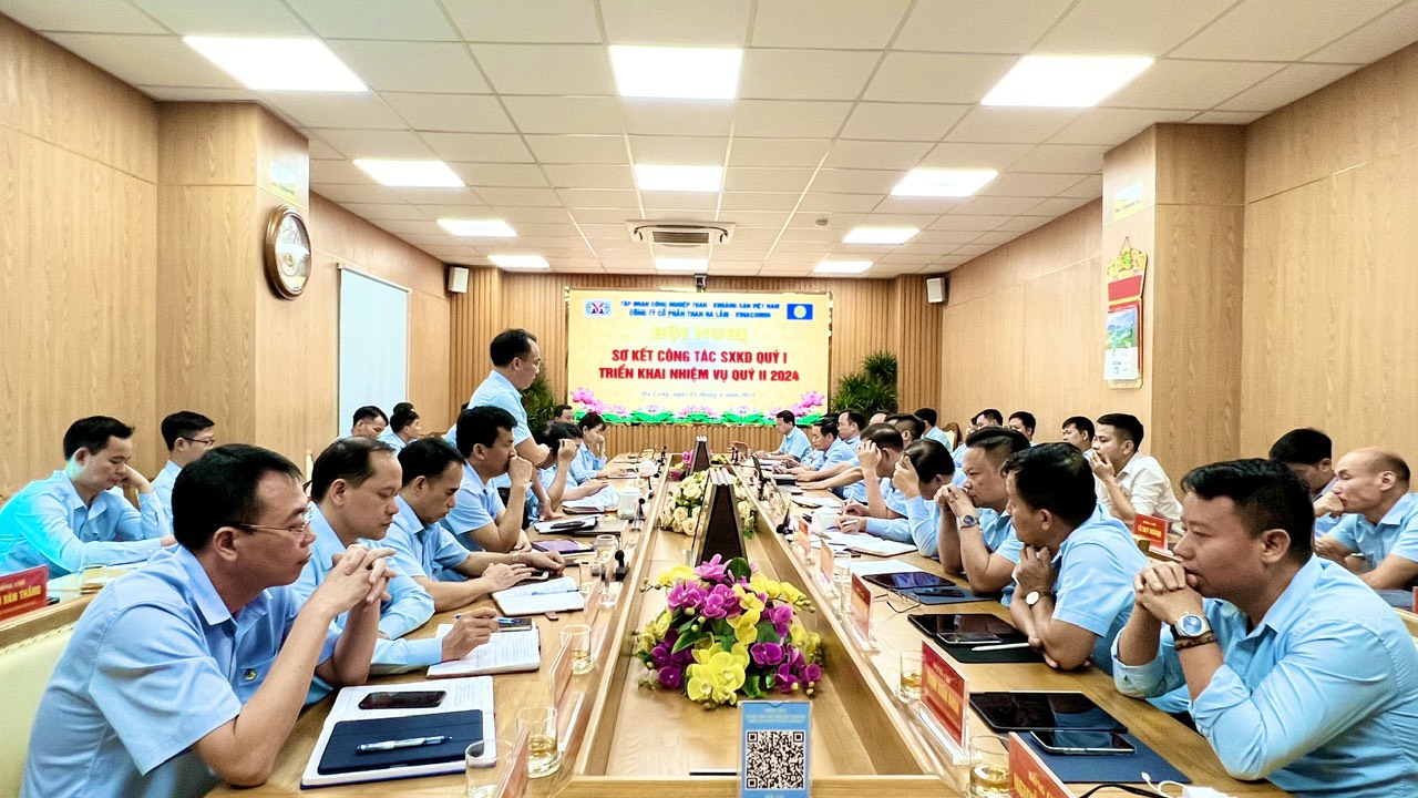 Than Hà Lầm sơ kết SXKD quý I,  triển khai nhiệm vụ quý II/2024.