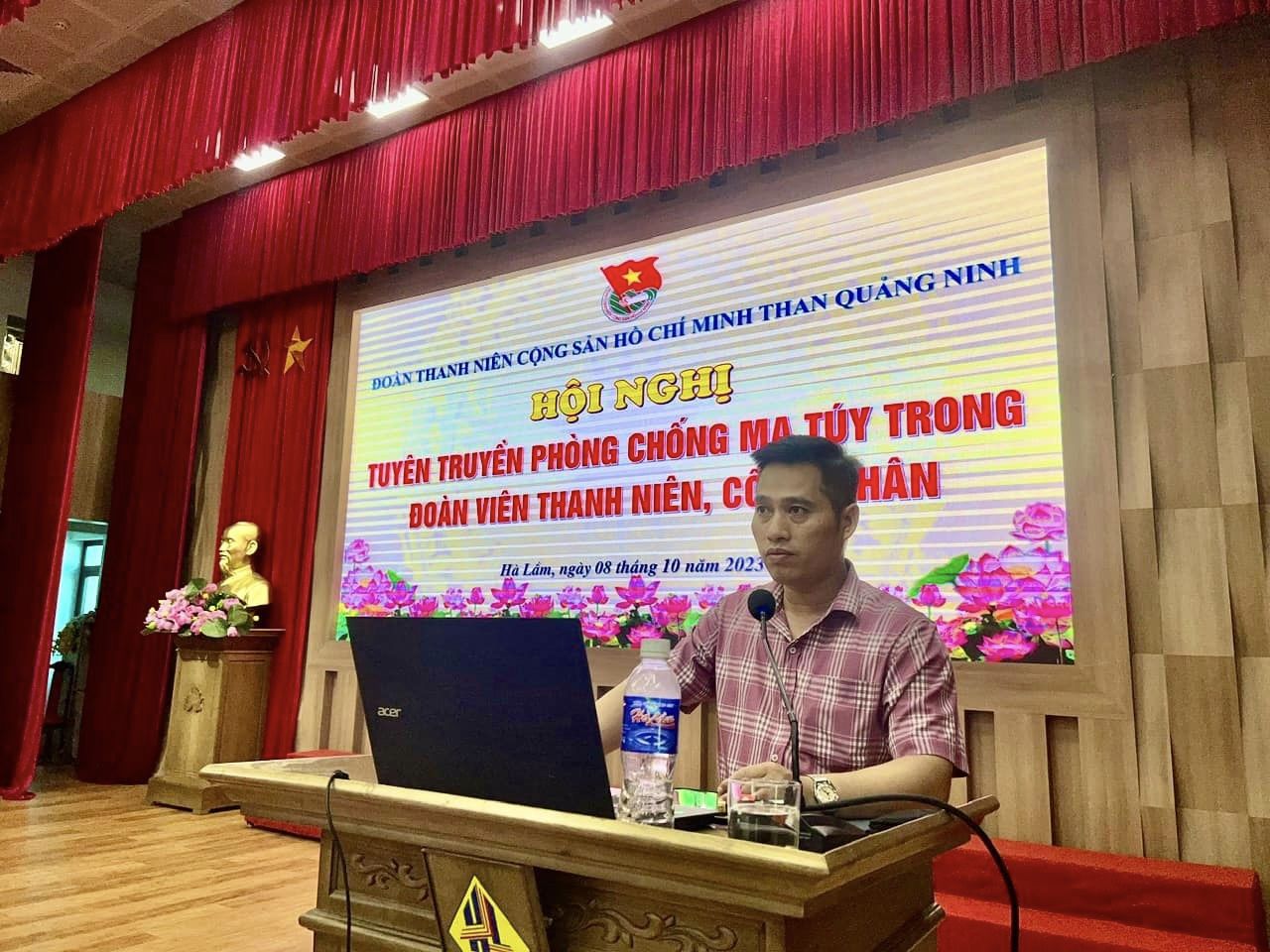 Tuyên truyền phòng chống ma tuý trong Đoàn viên thanh niên, CNVC-NLĐ ngành Than.